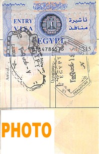 Visa Egypte